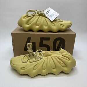 Adidas Yeezy 450 Sulfur Sneakers Men’s Sz 9 US HP5426 Yellow Casual Read
